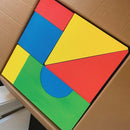 EduShape Store Skumbyggeklodser - 16 stk - Fra 0 år. - Billede 1