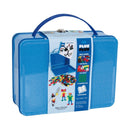 Plus Plus MINI Basic - Metalkuffert med 600 brikker i Basisfarve. - Billede 1