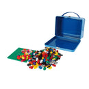 Plus Plus MINI Basic - Metalkuffert med 600 brikker i Basisfarve. - Billede 1