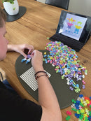 Plus Plus MINI Pastel - Metalkuffert med 600 brikker i Pastelfarve. - Billede 1