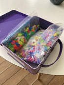 Plus Plus MINI Pastel - Metalkuffert med 600 brikker i Pastelfarve. - Billede 1