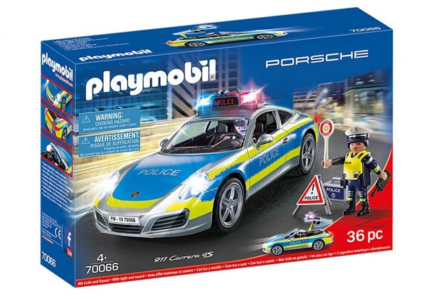 Playmobil City Action - Porsche 911 Carrera 4S Politibil - 70066. - Billede 1