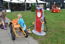 Moon-Car Gokart: Den Originale Gule med Luftgummihjul - RABO - Fra 4 år. - Billede 1