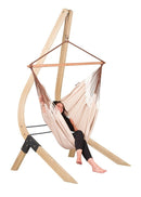 Økologisk Hængekøjestol - Nougat - Stor Lounger - La Siesta - Billede 1