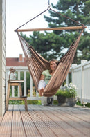 Økologisk Hængekøjestol - Chocolate - Stor Lounger - La Siesta - Billede 1