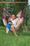 Hængekøjestol til 2 personer - Plum - Stor Lounger - La Siesta - Billede 1