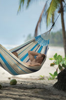 Hængekøje af bomuld - Aqua Blue - 1-pers - Max. 120 kg. - La Siesta. - Billede 1