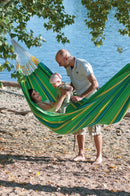 Hængekøje i bomuld - Kiwi - 2-pers - Max. 160 kg. - La Siesta - Billede 1