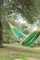 Hængekøje i bomuld - Kiwi - 2-pers - Max. 160 kg. - La Siesta - Billede 1