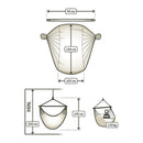 Økologisk Hængekøjestol til 1-person - Jungle - Lille - La Siesta - Billede 1