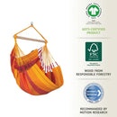 Økologisk Hængekøjestol til 1-person - Volcano - Lille - La Siesta - Billede 1