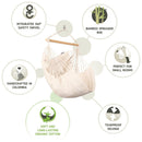 Økologisk Hængekøjestol til 1-person - Latte - Lille - La Siesta - Billede 1