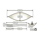 Rejsehængekøje til 2-personer - River - Max. 180 kg - La Siesta - Billede 1