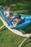 Hængekøje af bomuld - Lagoon - 1-pers - Max. 120 kg. - La Siesta. - Billede 1