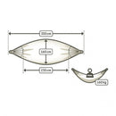 Hængekøje af bomuld - Olive - 2-pers - Max. 160 kg. - La Siesta. - Billede 1