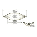 Hængekøje til 2-pers - Carolina Citrus - Max. vægt 160 kg - La Siesta. - Billede 1