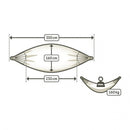 Udendørs Hængekøje til 2 pers - Wave - Max. 160 kg - La Siesta - Billede 1