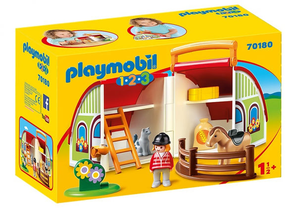 Playmobil 1.2.3 - Min mobile gård - 70180. - Billede 1