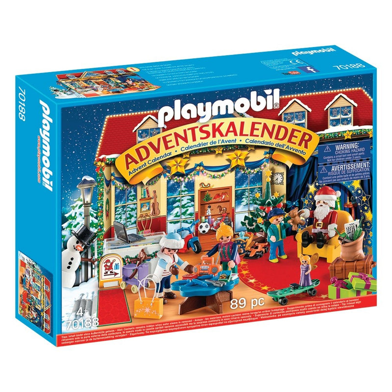 Playmobil Julekalender med legetøj - Jul i Legetøjsbutikken - Fra 4 år - Billede 1