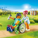 Playmobil City Life - Patient i kørestol - 70193 - Fra 4 år. - Billede 1