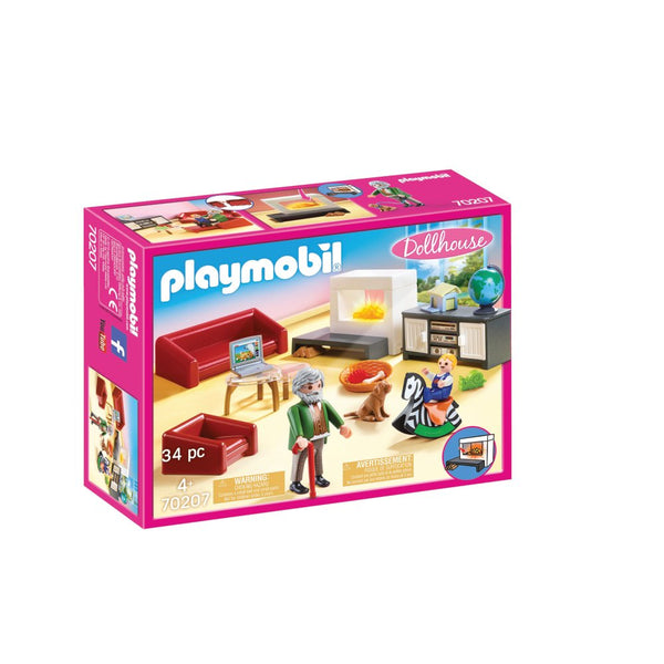 Playmobil Dukkehus - Komfortabel Stue - 70207 - Billede 1