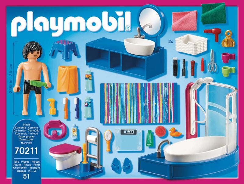 Playmobil Dukkehus - Badeværelse - 70211 - Billede 1
