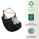 Økologisk Hængekøjestol til 1-2 personer - Onyx - Mellem - La Siesta - Billede 1