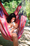 Økologisk Hængekøjestol til 1-2 personer - Flamingo - Mellem - La Siesta - Billede 1