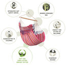 Økologisk Hængekøjestol til 1-2 personer - Flamingo - Mellem - La Siesta - Billede 1