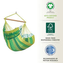 Økologisk Hængekøjestol til 1-2 personer - Jungle - Mellem - La Siesta - Billede 1