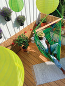 Helårs Hængekøjestol til 1-2 personer - Lime - Mellem - La Siesta - Billede 1