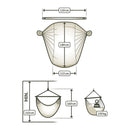 Helårs Hængekøjestol til 1-2 personer - Lime - Mellem - La Siesta - Billede 1