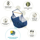 Helårs Hængekøjestol til 1-2 personer - Marine - Mellem - La Siesta - Billede 1