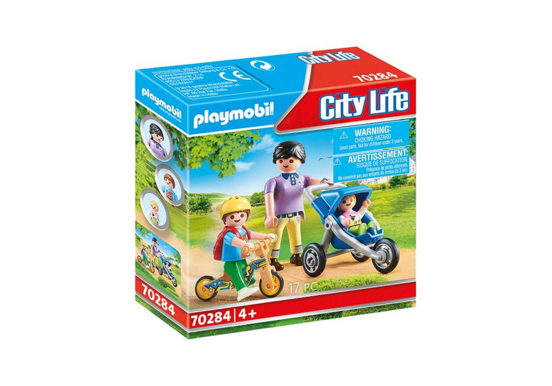 Playmobil City Life - Mor med børn - 70284 - Fra 4 år. - Billede 1