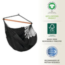 Økologisk Hængekøjestol til 2 personer - Onyx - Stor - La Siesta - Billede 1