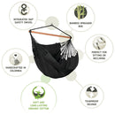 Økologisk Hængekøjestol til 2 personer - Onyx - Stor - La Siesta - Billede 1