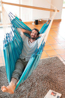 Økologisk Hængekøjestol til 2 personer - Azure - Stor - La Siesta - Billede 1