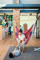 Økologisk Hængekøjestol til 2 personer - Flamingo - Stor - La Siesta - Billede 1