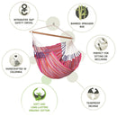 Økologisk Hængekøjestol til 2 personer - Flamingo - Stor - La Siesta - Billede 1