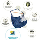 Helårs Hængekøjestol For 2 personer - Marine - Stor - La Siesta - Billede 1