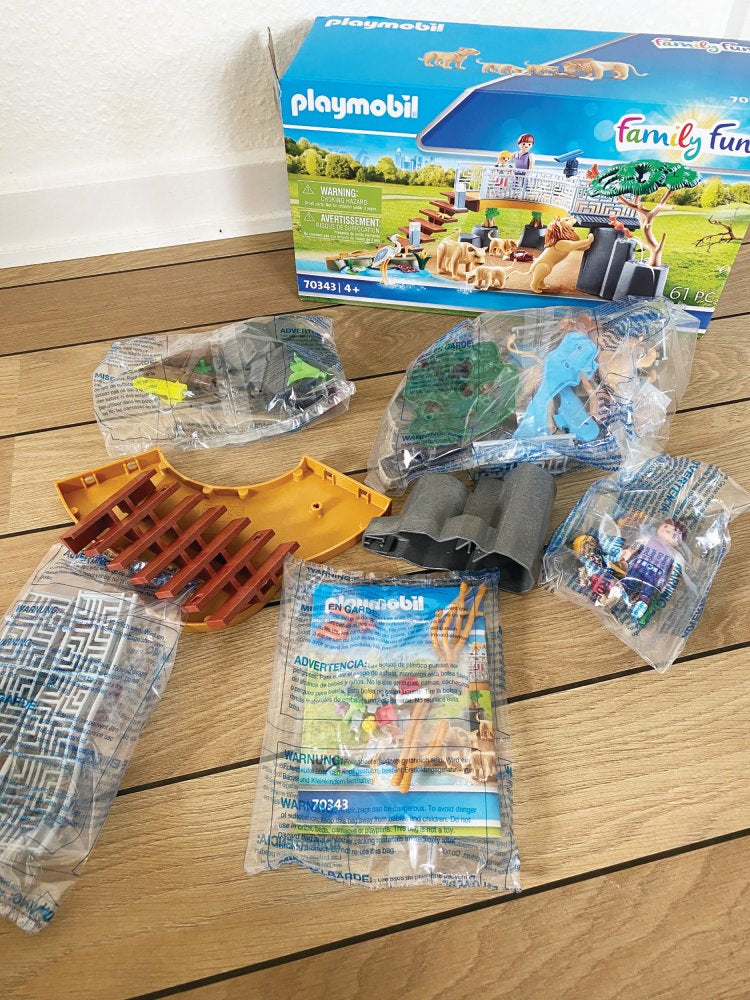 Playmobil Family Fun - Løveindhegning - 70343 - Fra 4 år. - Billede 1