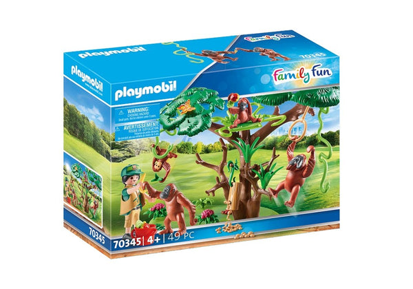 Playmobil Family Fun - Orangutanger - 70345 - Fra 4 år. - Billede 1
