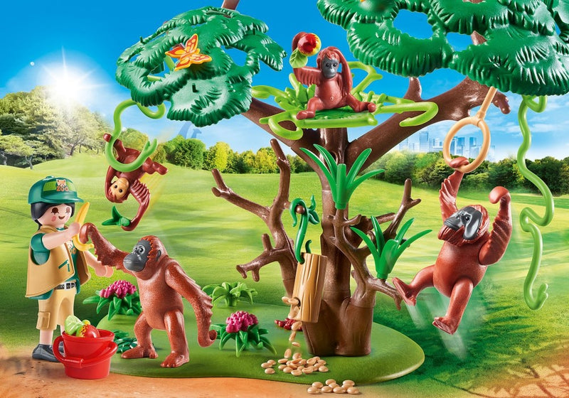 Playmobil Family Fun - Orangutanger - 70345 - Fra 4 år. - Billede 1
