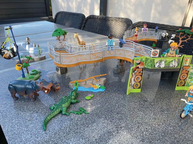 Playmobil Family Fun - Flodhest med unge - 70354 - Fra 4 år. - Billede 1
