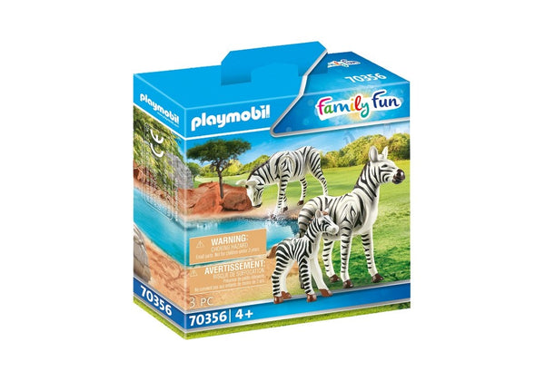 Playmobil Family Fun - Zebraer med unge - 70356 - Fra 4 år. - Billede 1
