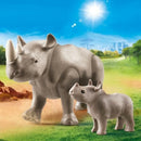 Playmobil Family Fun - Næsehorn med unge - 70357 - Fra 4 år. - Billede 1