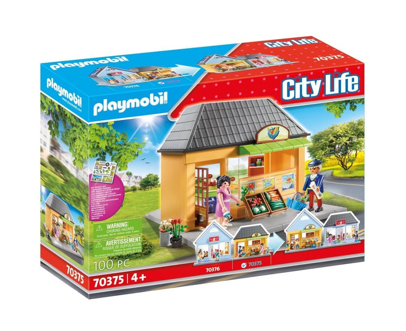 Playmobil City Life - Mit Supermarked - 70375 - Fra 4 år. - Billede 1