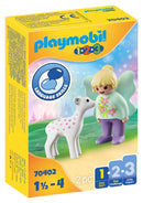 Playmobil 1.2.3 - Fe & Dådyr - 70402 - Fra 18 mdr. - Billede 1