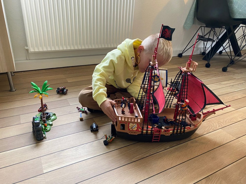 Playmobil Pirates - Dødningehoved-kampskib - 70411 - Fra 4 år - Billede 1