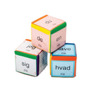 Skumterninger med lommer - 15x15 cm - Sæt med 3 stk - Fra 3 år. - Billede 1